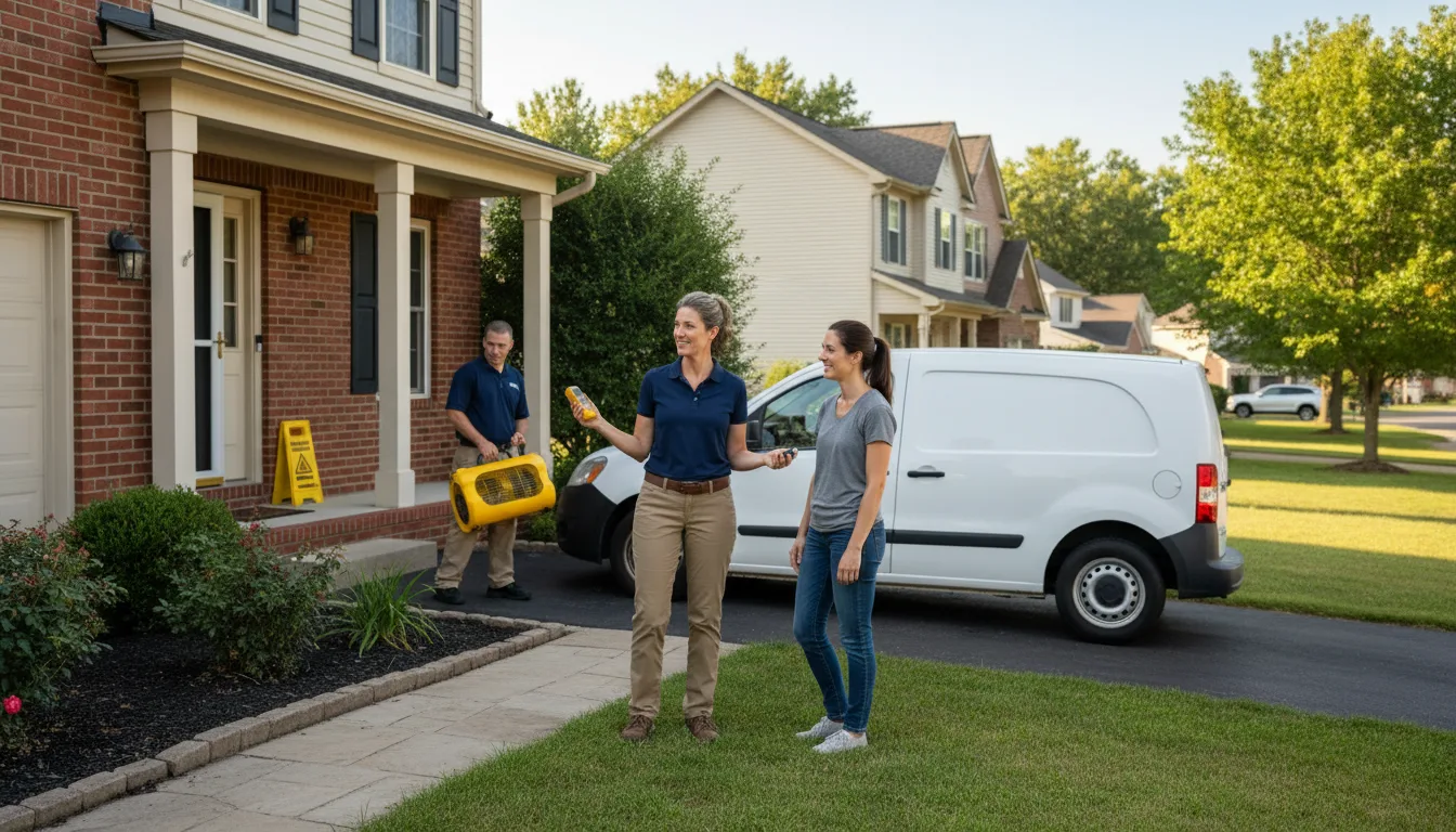 Residential water damage restoration in Campo, CO